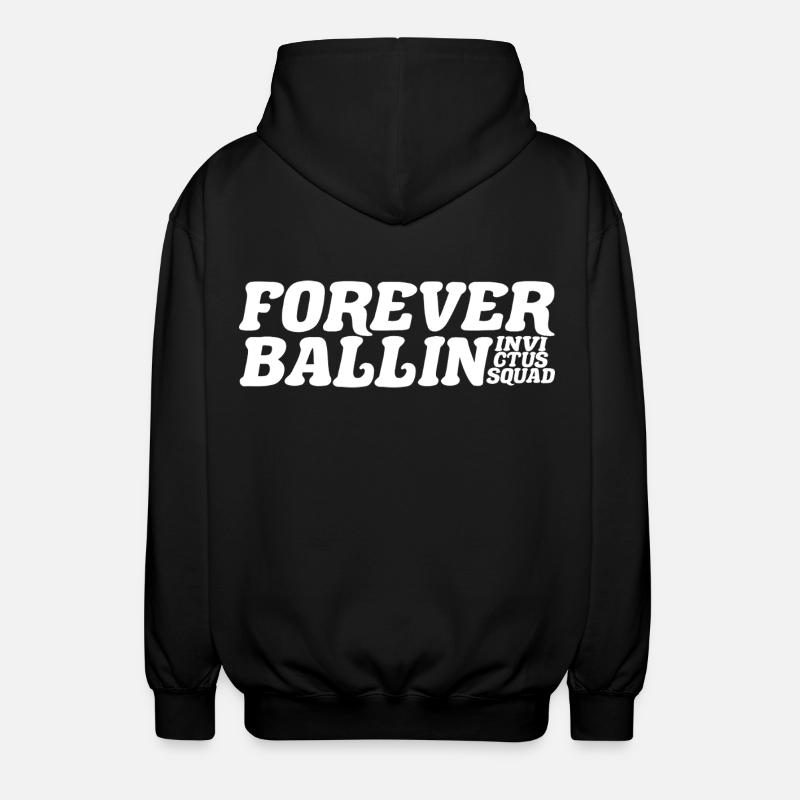 Forever Ballin Squad - Unisex Kapuzenjacke - Schwarz