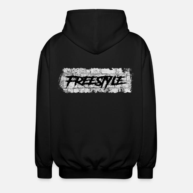 nage libre - Veste à capuche unisexe - noir