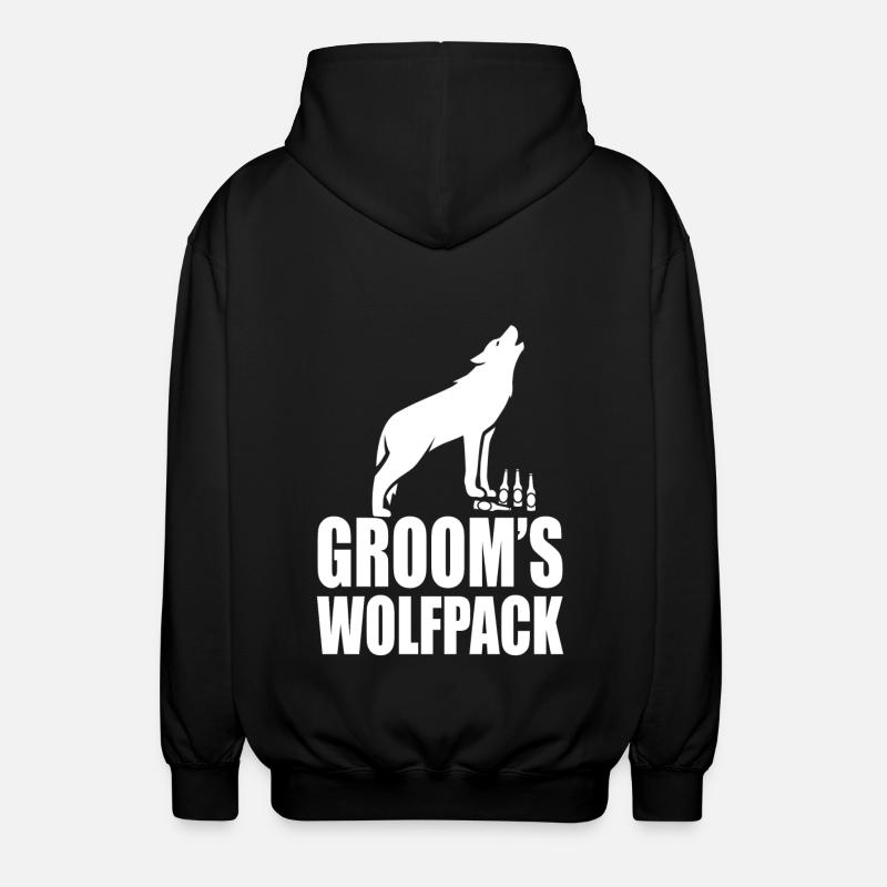 Wolfpack du marié - Veste à capuche unisexe - noir