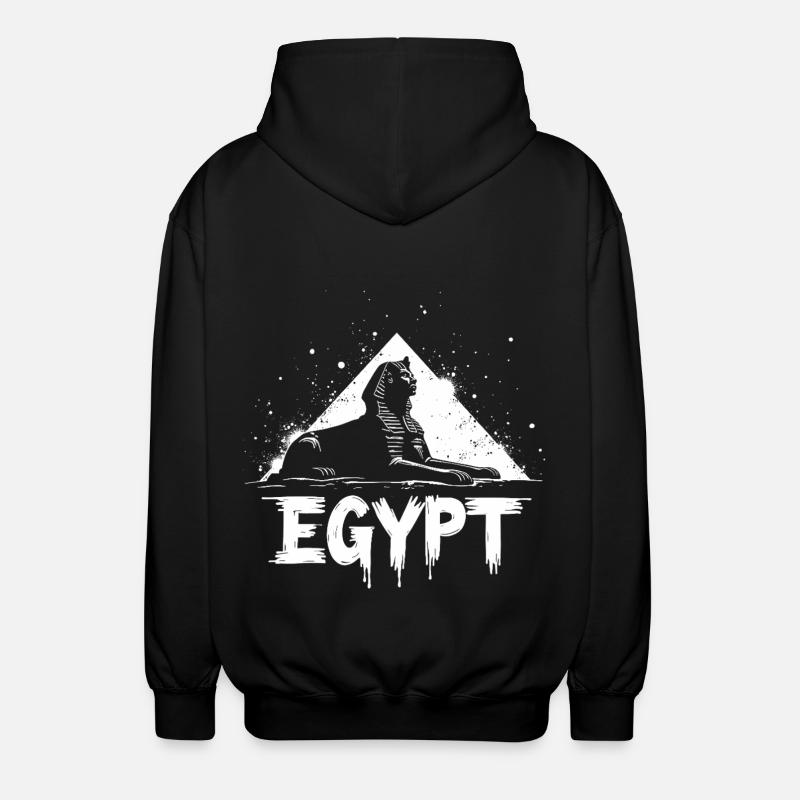 Pyramide du Sphinx d’Égypte - Veste à capuche unisexe - noir