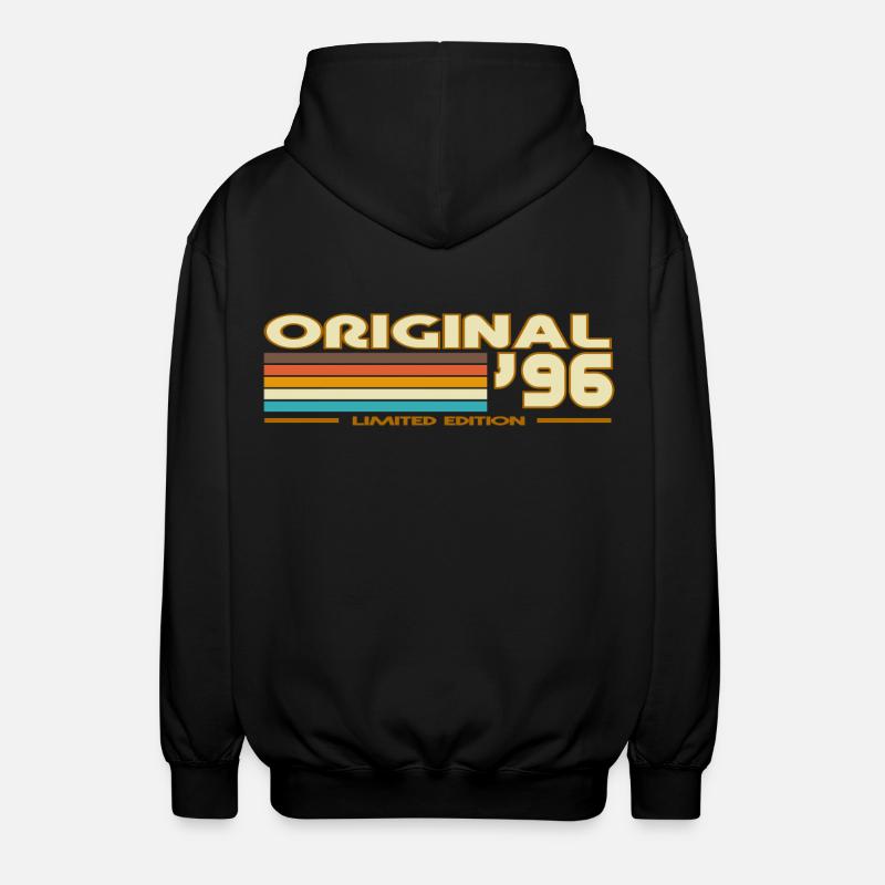 Original 96 Rainbow Retro - Unisex Hooded Jacket - black