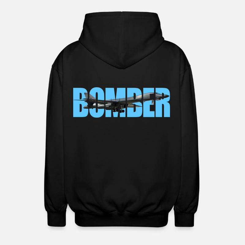 Bomber B-1B Lancer - Unisex Kapuzenjacke - Schwarz