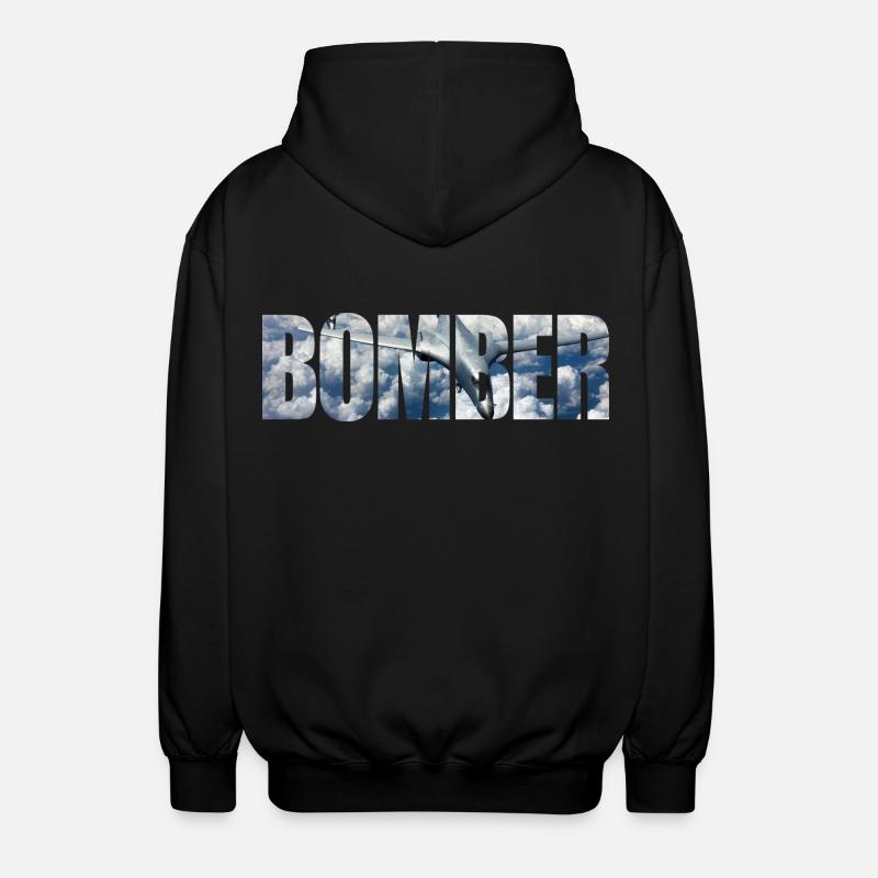 Bomber B-1B Lancer - Unisex Kapuzenjacke - Schwarz