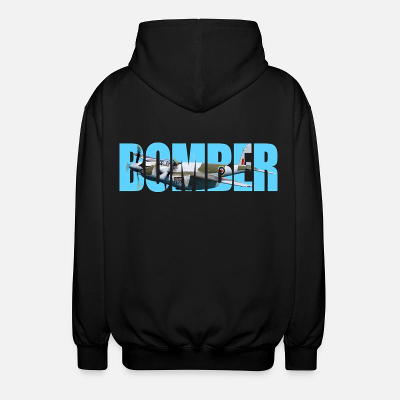 Bomber DH.98 Mosquito - Unisex Kapuzenjacke - Schwarz