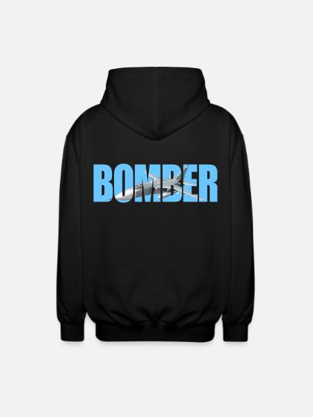Bomber Su-24 - Unisex Hooded Jacket - black