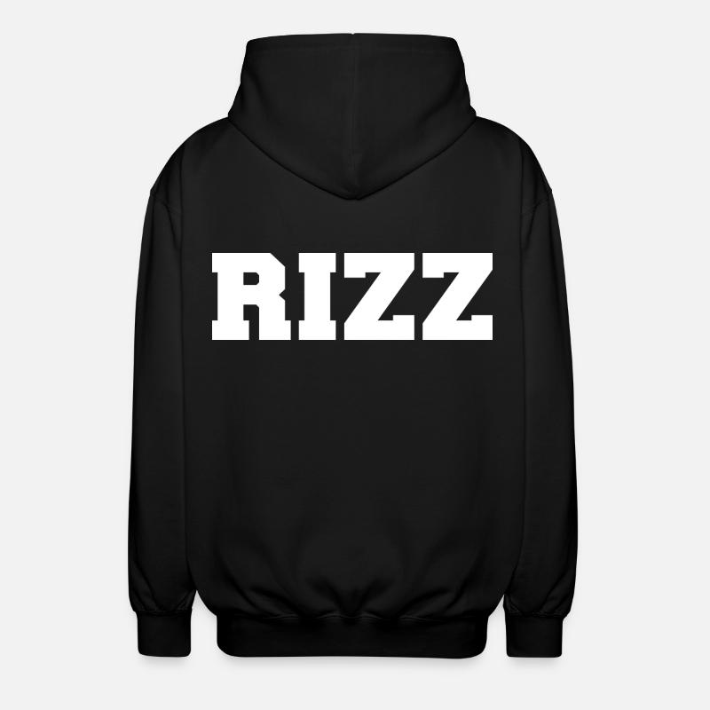 Rizz - Unisex Kapuzenjacke - Schwarz