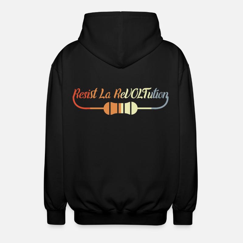 Drôle d’électricien disant - Veste à capuche unisexe - noir