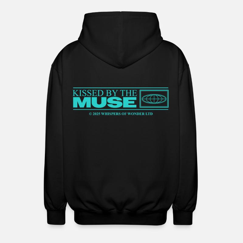 Inspired & Creative – Aesthetic Statement - Unisex Hooded Jacket - black