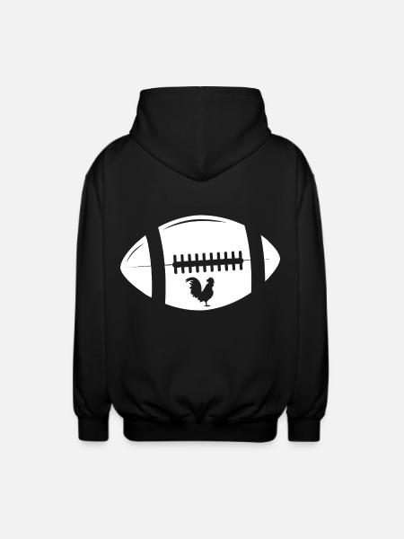 Rugby - Unisex Kapuzenjacke - Schwarz