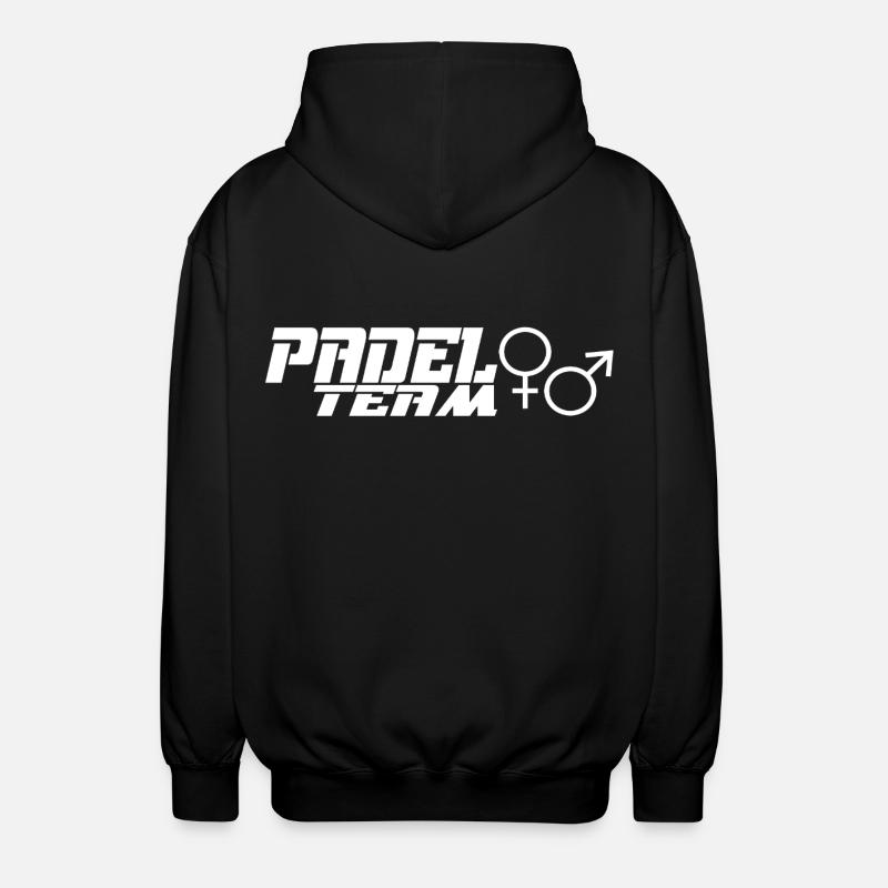 L’équipe de padel - Veste à capuche unisexe - noir