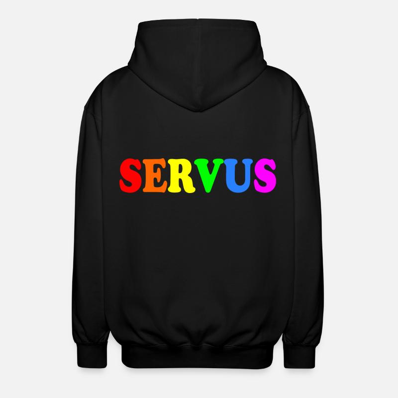 Servus - Unisex Kapuzenjacke - Schwarz