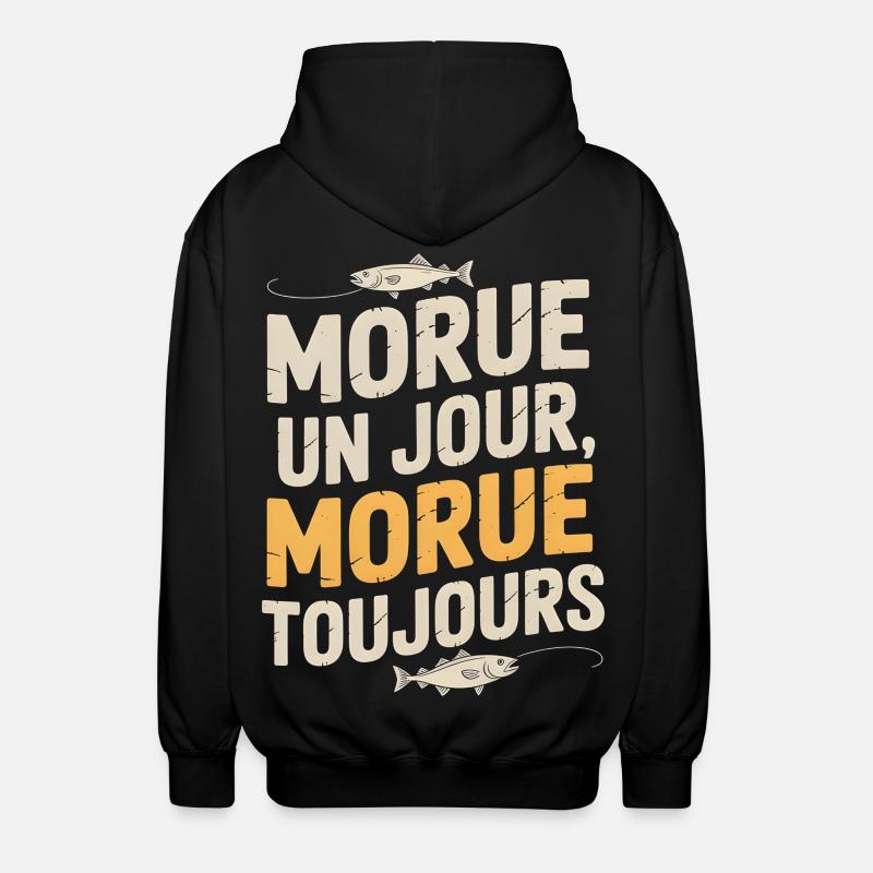 Once cod Cod - Unisex Hooded Jacket - black