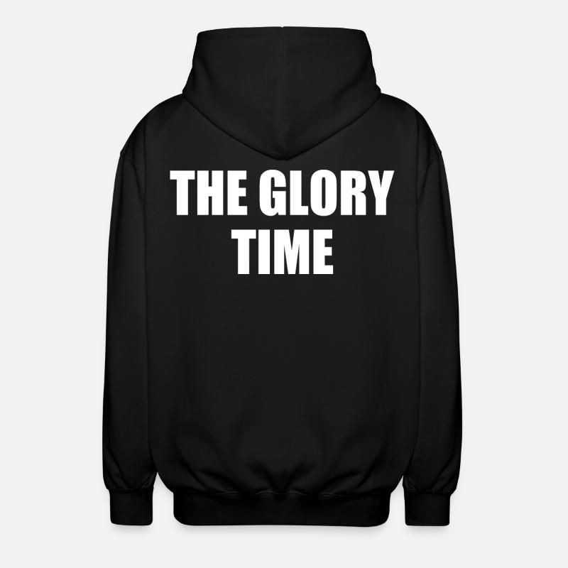 The glory time - Unisex Kapuzenjacke - Schwarz