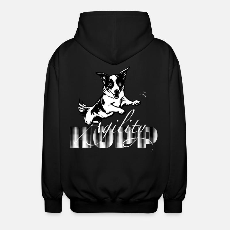 Hopp -Agilité - Veste à capuche unisexe - noir