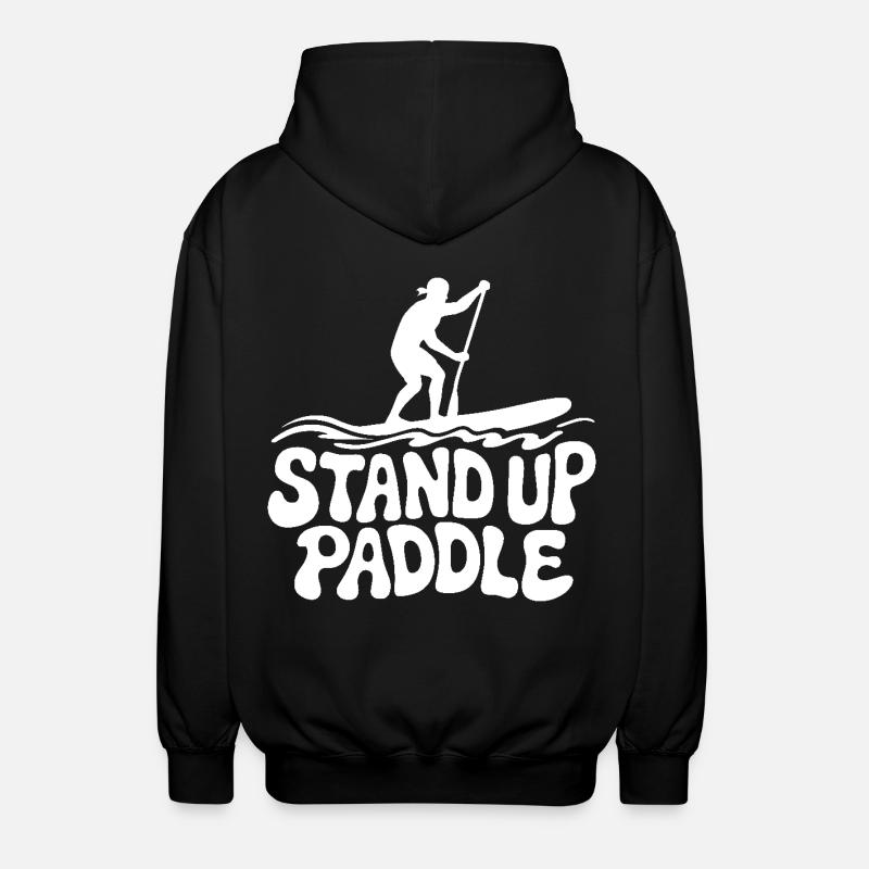 SUP Stand Up Paddle - Veste à capuche unisexe - noir