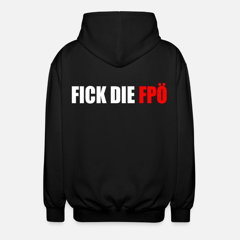 EMMERDE LE FPÖ - Veste à capuche unisexe - noir