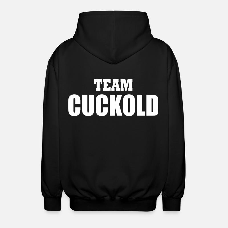 Team cuckold - Veste à capuche unisexe - noir