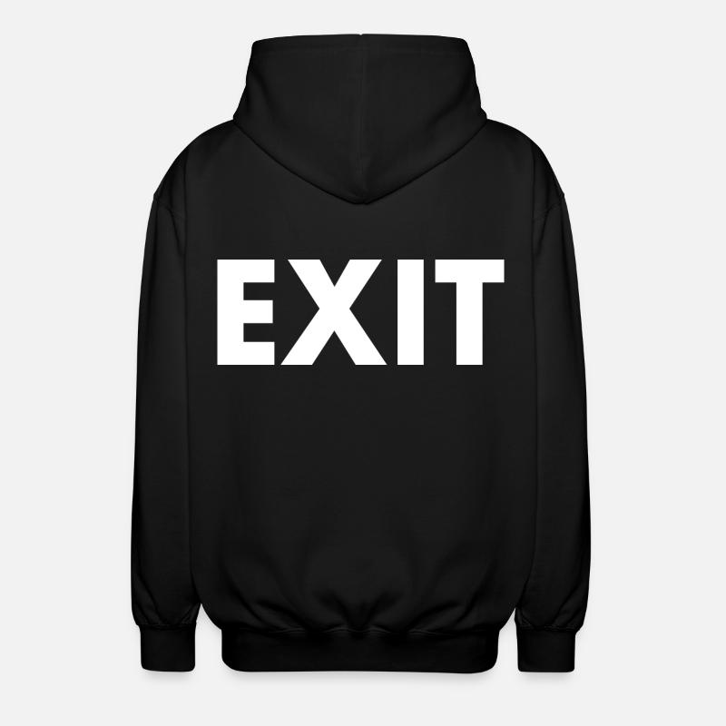 Exit - Veste à capuche unisexe - noir