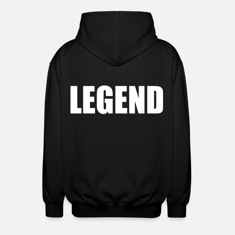 Legend - Unisex Kapuzenjacke - Schwarz