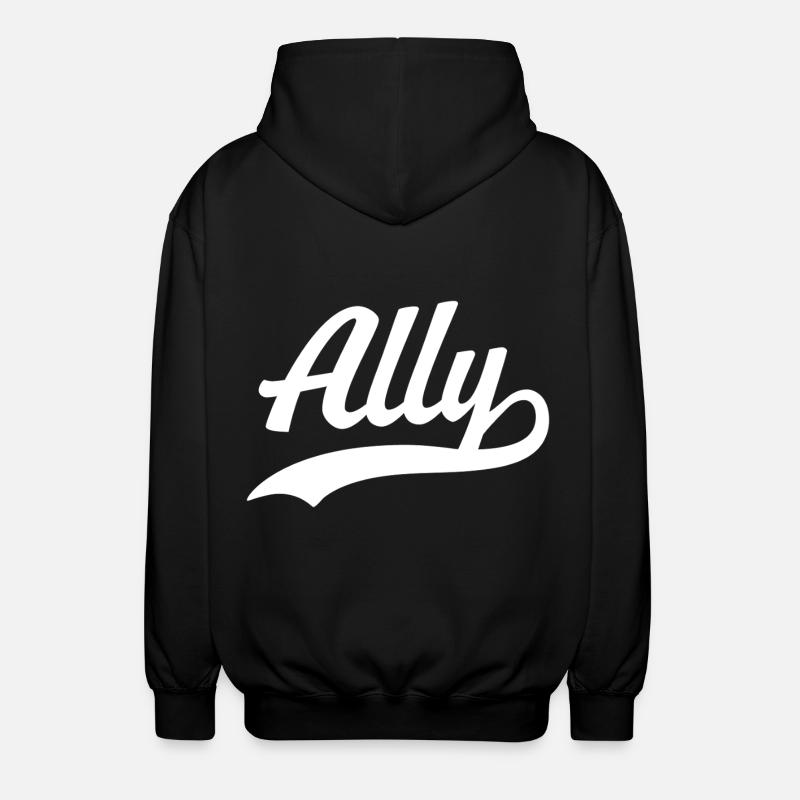 Allié - Veste à capuche unisexe - noir