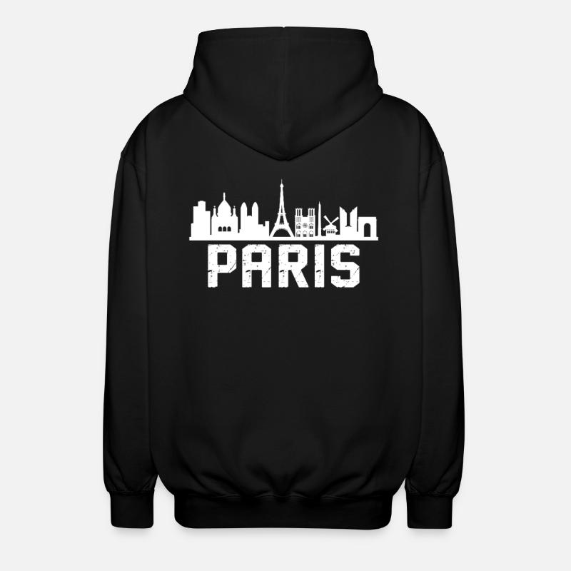 Horizon de Paris - Veste à capuche unisexe - noir