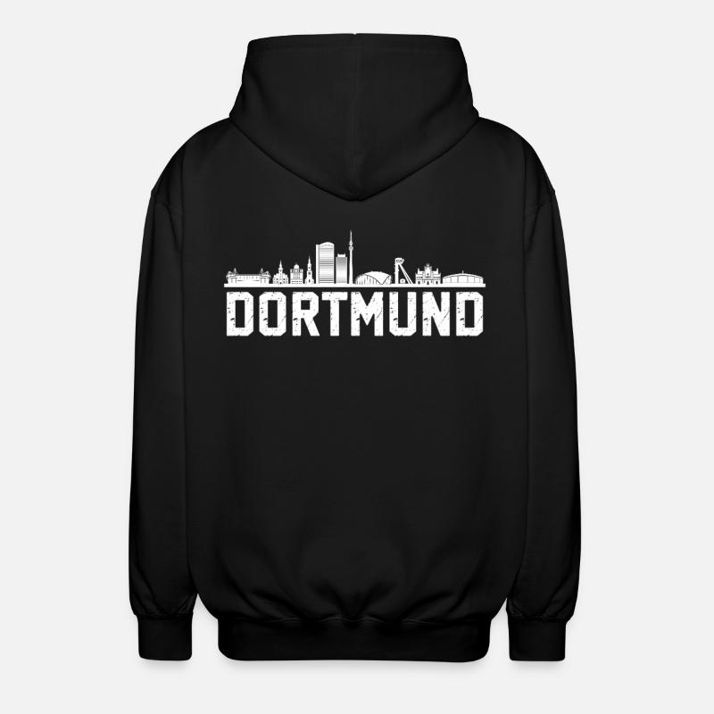Skyline Dortmund - Veste à capuche unisexe - noir