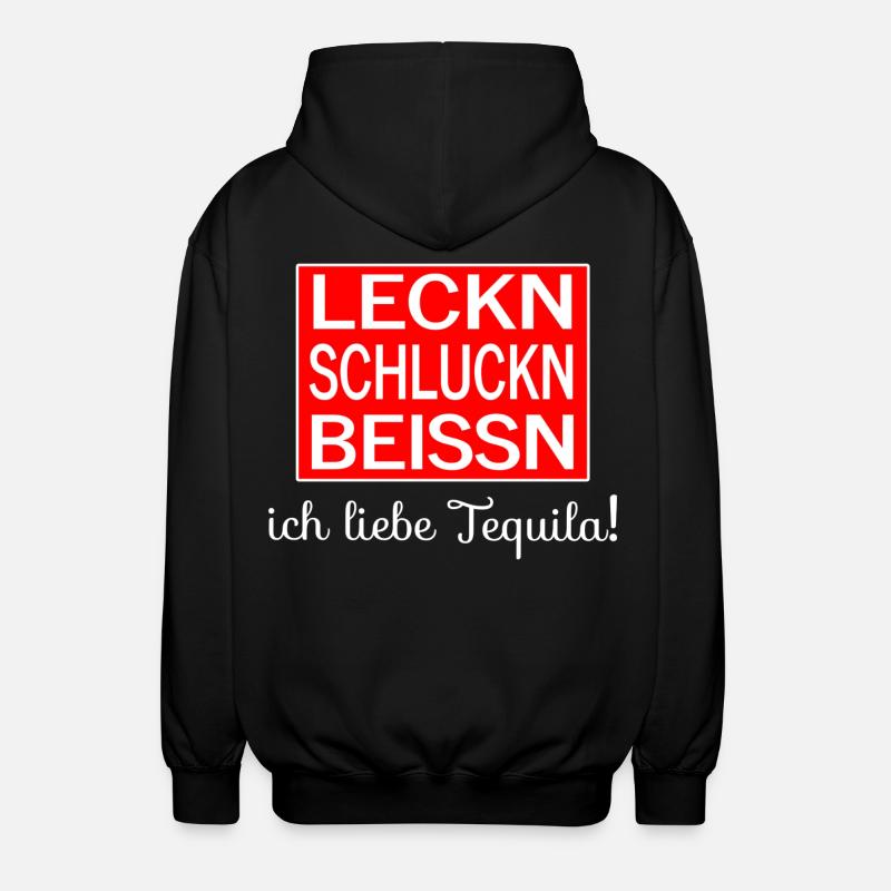 Tequila - Unisex Kapuzenjacke - Schwarz