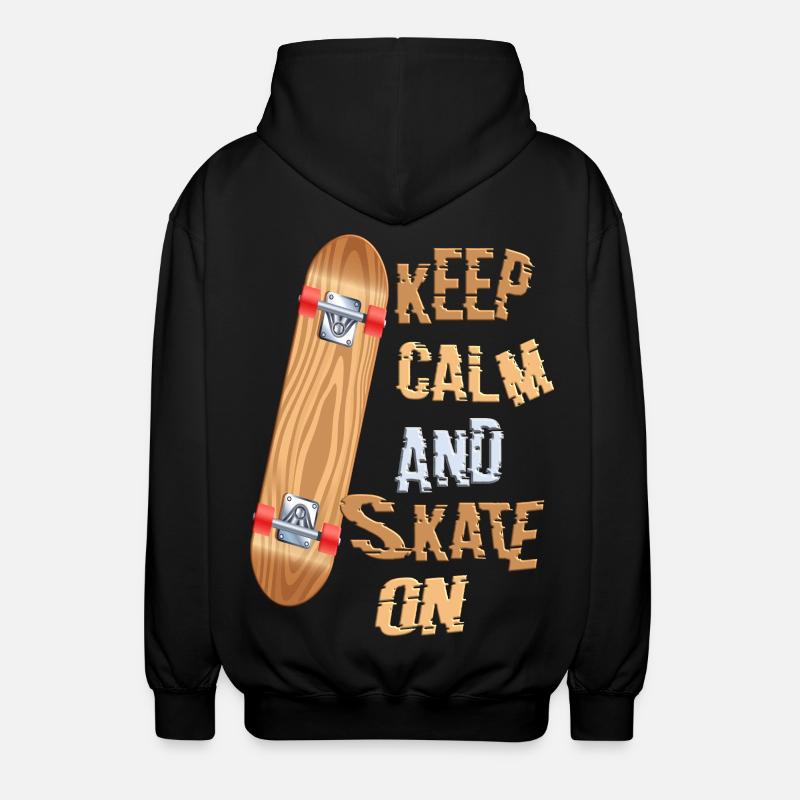 Skater - Unisex Kapuzenjacke - Schwarz
