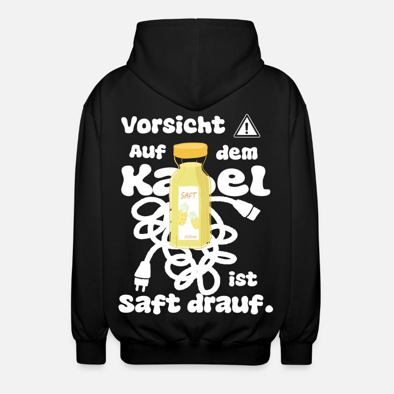 Drôle de dicton d’électricien - Veste à capuche unisexe - noir