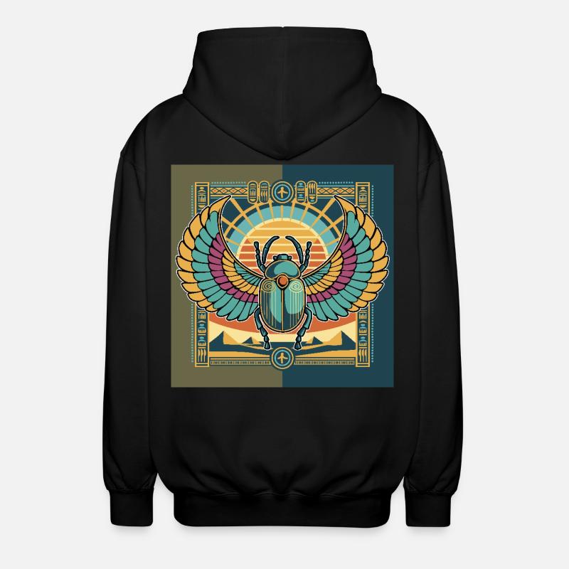 KHEPRI Dieu du Soleil Levant - Veste à capuche unisexe - noir