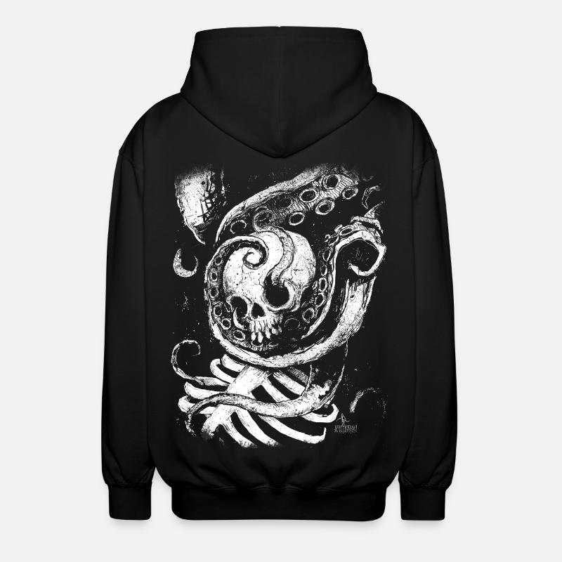 Emmêlés dans les profondeurs - Veste à capuche unisexe - noir