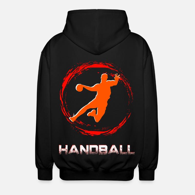 Handball - Veste à capuche unisexe - noir