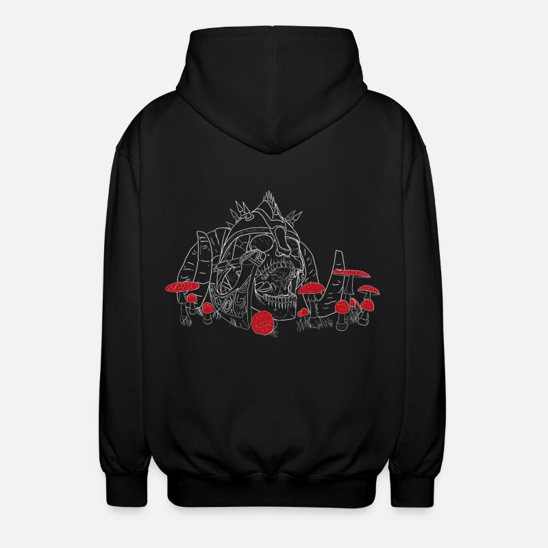 cri silencieux du Viking - Veste à capuche unisexe - noir