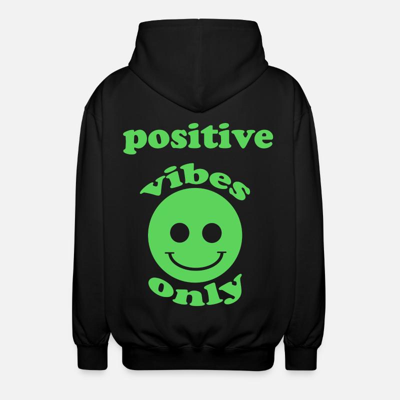 Ondes positives - Veste à capuche unisexe - noir