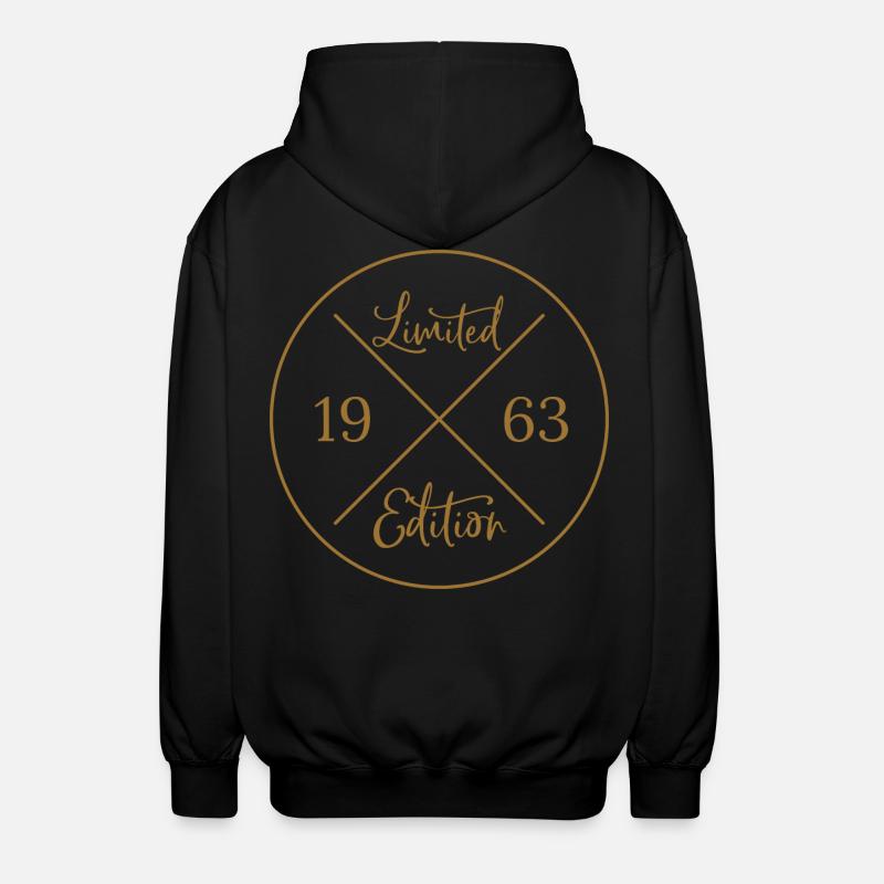 Edition limitée 1963 - Veste à capuche unisexe - noir