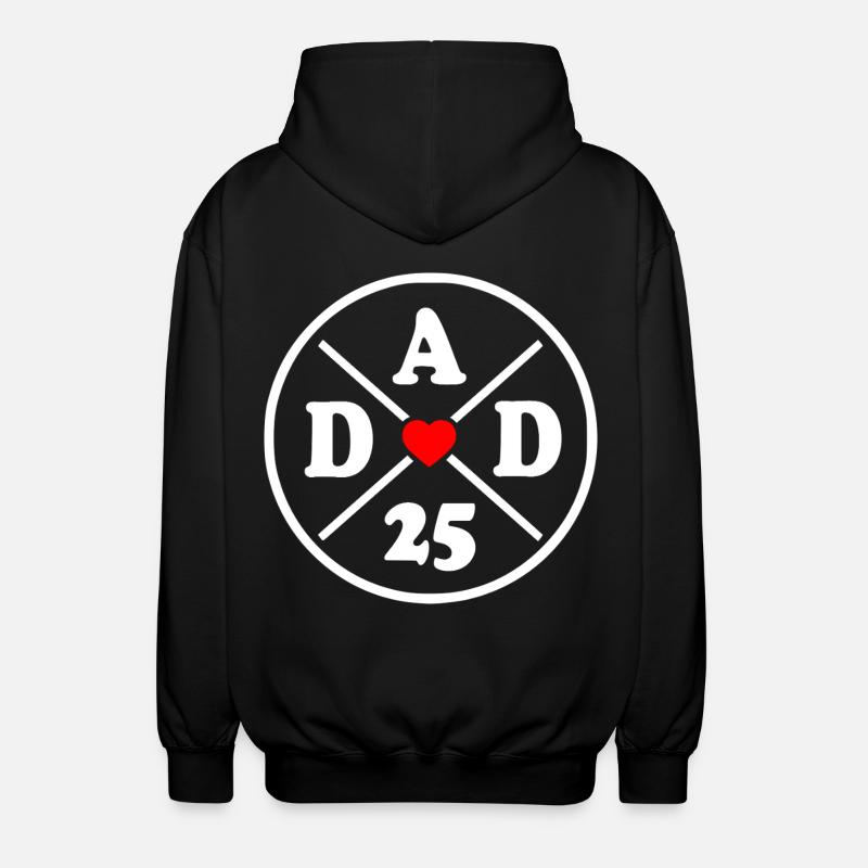 Dad 2025 - Veste à capuche unisexe - noir