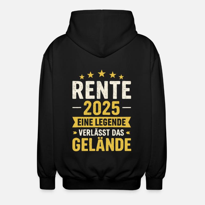 Pension 2025 - Legend - Unisex Hooded Jacket - black