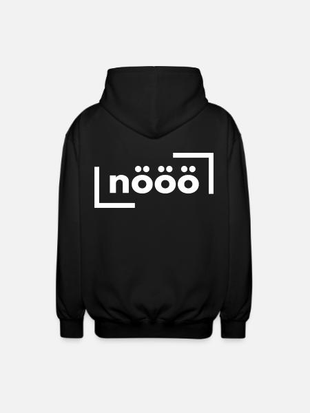 Nööö - Unisex Kapuzenjacke - Schwarz