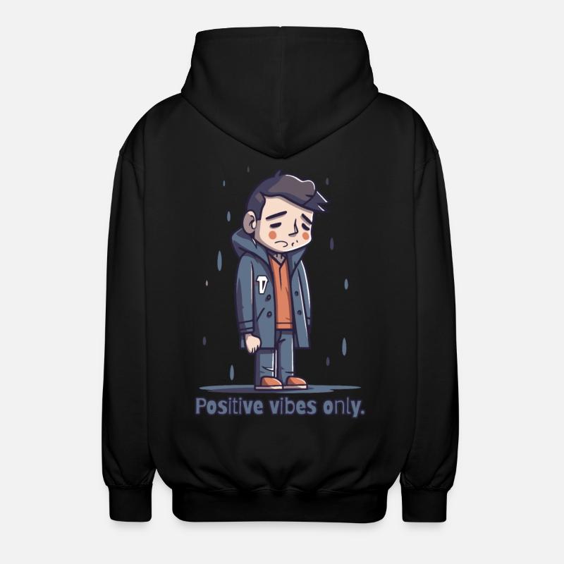 Seulement des ondes positives - Veste à capuche unisexe - noir