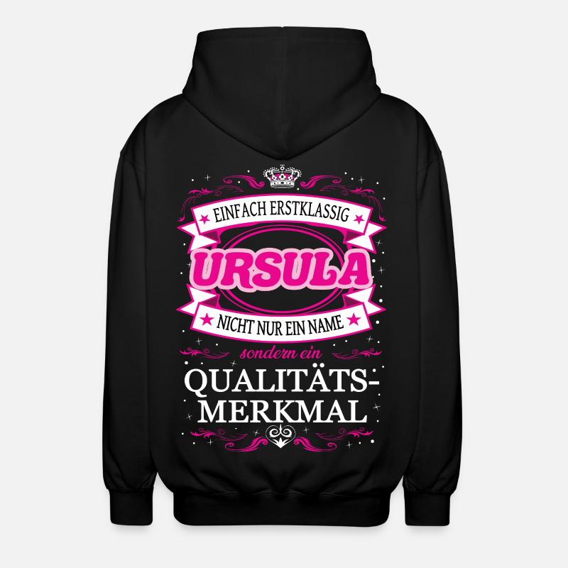Quality feature Ursula simply first-class - Unisex Hooded Jacket - black