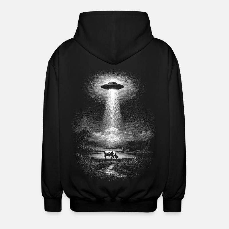 PAU - Veste à capuche unisexe - noir