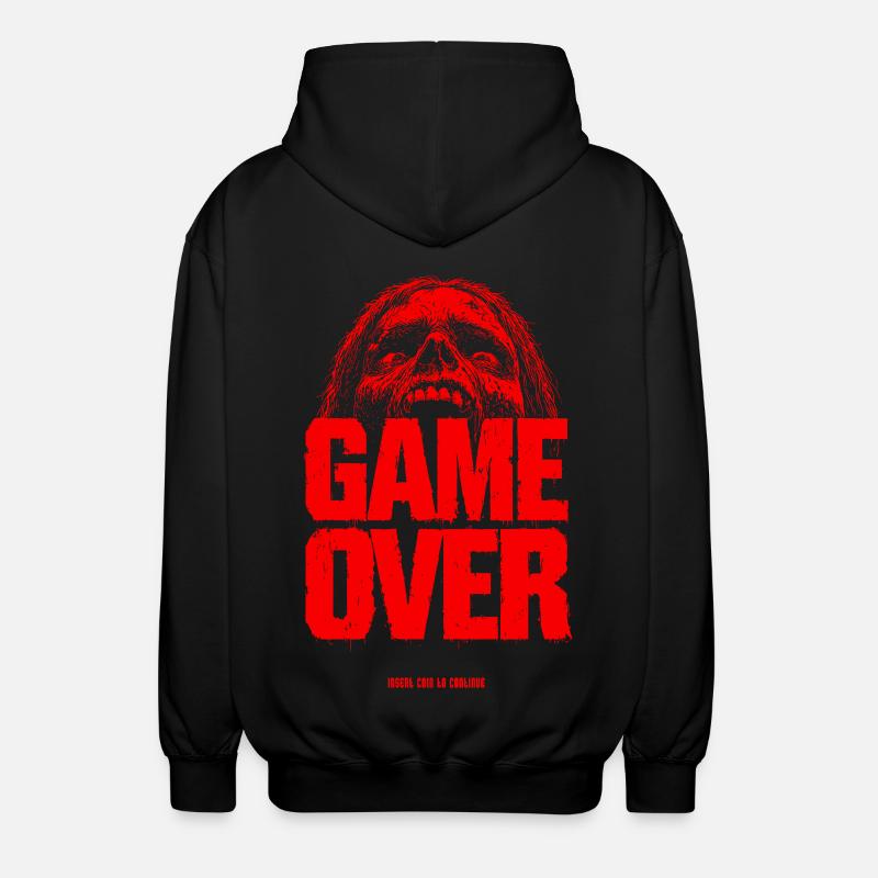 Game Over Rétro Pixel - Veste à capuche unisexe - noir
