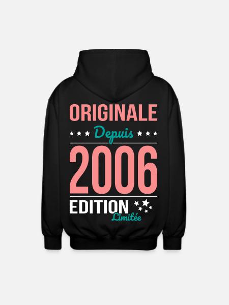 Original since 2006 – 20th anniversary - Unisex Hooded Jacket - black