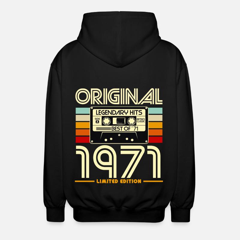Original 1971 Édition Limitée - Veste à capuche unisexe - noir