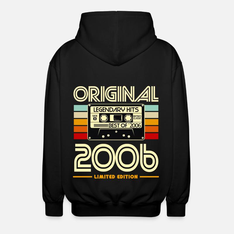 Original 2006 Édition Limitée Cassette - Veste à capuche unisexe - noir