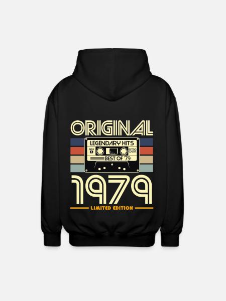 Original 1979 Édition Limitée - Veste à capuche unisexe - noir