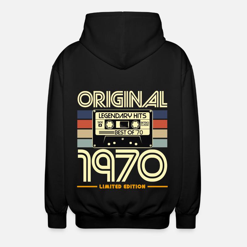 Original 1970 Limited Edition Cassette - Veste à capuche unisexe - noir