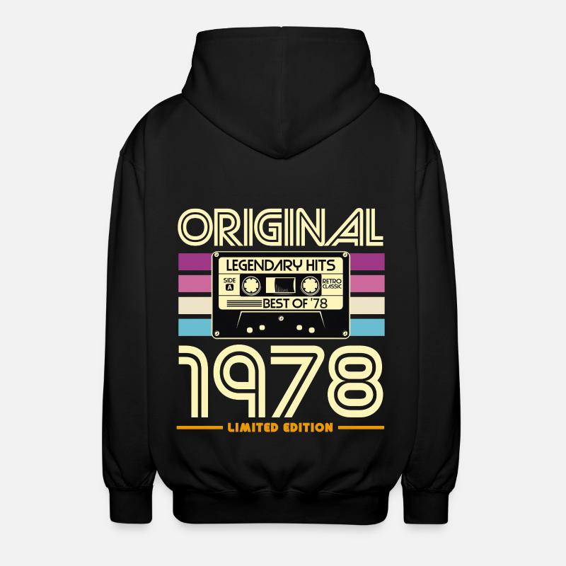 Originale limitierte Edition von 1978 - Unisex Kapuzenjacke - Schwarz