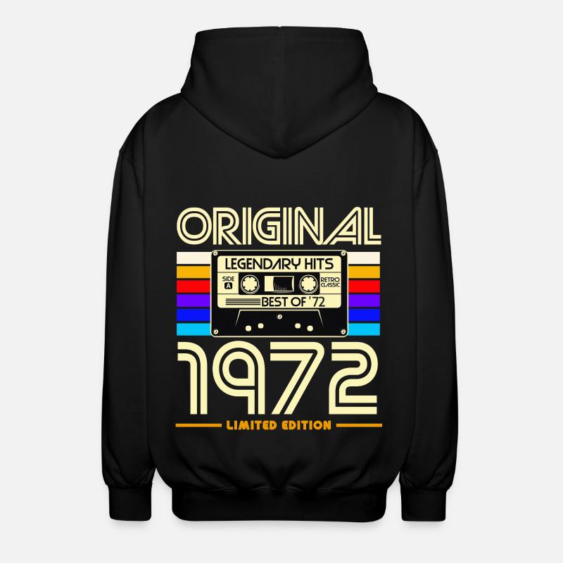 Cassette 1972 Edition Limitée - Veste à capuche unisexe - noir