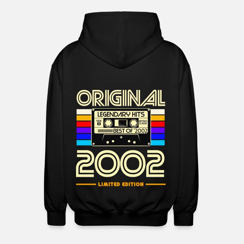 Original 2002 Cassette Retro - Veste à capuche unisexe - noir